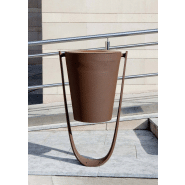 Poubelle publique Citizen PA601 - Fonte ductile et traitement anti-corrosion Ferrus_1