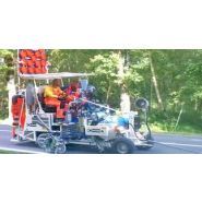 RM3D-2 - Machine de marquage routier Hofmann - Débit d’air 1060 l/min à 7,5 bar - Moteur turbo-diesel Kubota 33 kW_1