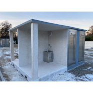 Cabine d'aires d'accueil des gens du voyage  - sur mesure et disponible en version PMR_1