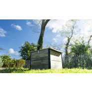 Composteur Poly Collectif droit - 300L à 1000L - Résineux ou Douglas brut/raboté_1