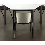 Table polyvalente trapézoïdale hauteur fixe ou réglable en hauteur So Granada_1