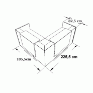 Banque d'accueil d'angle Z2 - Officity - 225, Blanc mat_2