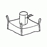 LOT de 10 BIGBAGS Occasion 90x90x120, SWL: 1000 kg,GR+GV - Avec sache_1