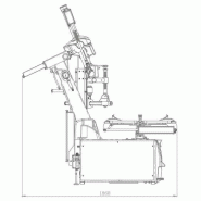 Démonte pneus automatique CVT 11'' à 26'' + 3ème bras_1