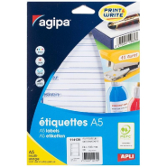 Étiquette expéditeur / destinataire - 64x133mm - par 48 - imprimante laser ou jet d'encre, copieur, écriture manuelle_1
