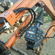 Fendeuse à vis M2 6.2K LASCO - 2 moteurs Parker - Pelle à partir de 3T - Longueur de fendage 400 cm - Diamètre 90 cm_1