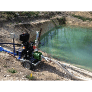 Motopompe GMP pour irrigation agricole mono ou 2/3 cylindres