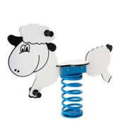 Jeu à ressort mouton - Monoplace motif animalier - Référence BT15113 - Conforme EN1176_1