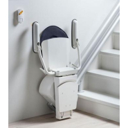 Monte-escalier droit - design ergonomique et discret, intérieur et extérieur -  Otolift Jade Onyx_1