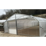 Serres tunnel à structure classique en acier galvanisé avec toiture anti-UV - Plusieurs dimensions disponibles