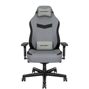 Siège réglable en tissu déperlant - ORAXEAT TK800F - Gris clair / Noir - Mousse haute densité 55 kg/m3 - Réf : ORX_TK800F_LGBK_1