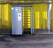 Tourniquet TR 128 - pleine hauteur - Saima - robuste en acier galvanisé et inox, adapté aux stades et palais des sports_1