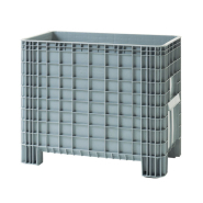 Caisse-palette plastique 1040x640 mm - Plusieurs hauteurs disponibles, option ajourée, roues et couvercles_1