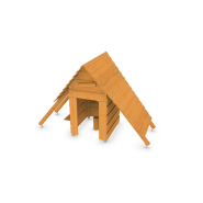 Maisonnette de jeu Altebo réf-8064256 - Hags - montage en 5 heures - zone de sécurité 28 m²_1