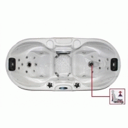 THE BLISS - Spa-jacuzzi portable 2 places compact avec système de massage roulant_1