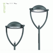 Lampadaire urbain lyre / led / en aluminium thermolaqué