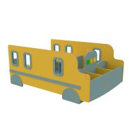 Bus de lecture - Rangements pour crèches - Réf. LEC.BUS - Dimensions et usages adaptés