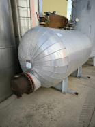 Cuve en acier inoxydable 316 de 4500 litres avec échangeur de chaleur et échangeur de chaleur - référence : c13479_1