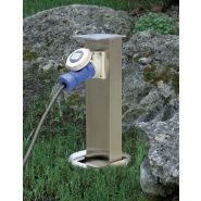 Energy Ghost - Borne de distribution d'énergie fixe - Acier inoxydable AISI 316 L - Inverlight_1