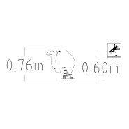 Jeu sur ressort Dario 1 place - réf 8045013 - Hags - Beige à enterrer_1