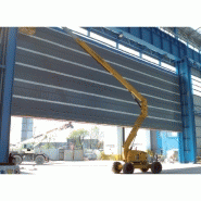 Porte rapide souple à empilement en plastique - Utilisation extérieure - Dimensions max 35 000 x 35 000 mm_1