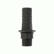 Raccord annelé - Droit - M 3/4