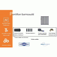 Portillon barreaudé - 1500 / 1100_1