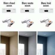 Spot encastrable fixe Geeker 8W - 600lm - Température variable_1