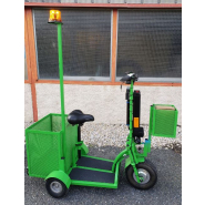 Trottinette électrique industrielle 3 et 5 roues - adaptée aux professionnels, assise ou debout - AZVEP_1