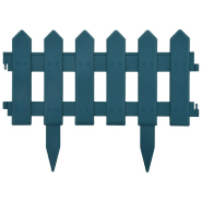 Vidaxl bordures de pelouse 25 pcs vert 10 m pp 48617_1