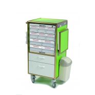 Carrydose CROM - Chariot informatique à structure en aluminium laqué - Support clavier amovible et options modulables_1