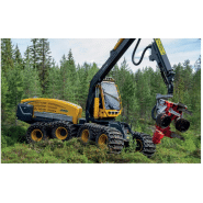 Abatteuse à huit roues Eco Log 688E - minimisation de la pression au sol pour terrains fragiles_1