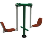 Appareil de fitness de plein air - ski de fond, chandelle tai chi cheval, vélo étirement - Buff'hyeres Collectivités_1