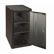 Armoire latérale noire avec verrouillage - Compatible servante 1475KXL, Noir - Référence 1475KXL-AC20BK_1