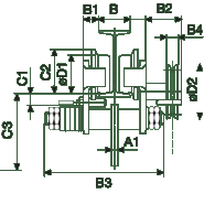 Chariot porte-palan à chaîne HADEF® - REF : 60510 - capacité 1t à 5t - écartement réglable pour poutres IPN/IPE_1