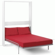 Tonic Armoire Lit Verticale Ultra Plate - Couchage 140x200 cm - Finition Blanc Mat - Fabrication Italienne_1