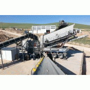 Machine de criblage adaptée aux matériaux difficiles à traiter