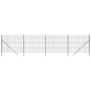 Vidaxl clôture en treillis métallique anthracite 2,2x10 m 154215_1