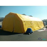 Abris médicaux mobiles - Fly Pix - Tente PMA gonflable 10x6x2.75 m en PVC avec pompe et régulateur de pression_1