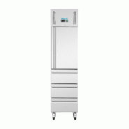 Armoire réfrigérée positive inox - 1 porte et 3 tiroirs - GN slimline série U - 292 L - Polar - UA113_1