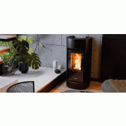 Poêle à granulés ventilé Thermorossi / CHIC PLUS - Noir_1