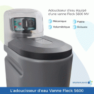 Adoucisseur d'eau 16l fleck 5600 mv mécanique volumétrique anti calcaire fabriqué en france_1