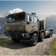 Bi-treuil arrière cabine pour dépannage et sauvetage lourd des engins, des chars - DRAKAR BT_1