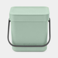 Bio-seau pour compost compacte et écologique 3 Litres - Brabantia Sort & Go - Jade Green_1