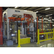 Dépalettiseur  par poussée de la couche ou par plateau magnétique - MECTRA_1