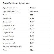 Hk 25 32 18 - 20 pf 30 Basic - Remorque frigorifique Humbaur - Charge utile 1600 kg - Panneaux sandwich 30mm et plancher 18mm_1