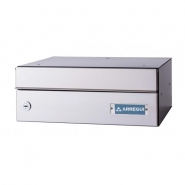 Boîte aux lettres individuelle Infinity - Arregui - acier/aluminium noir - intérieur/extérieur - serrure sécurité EN13724_1