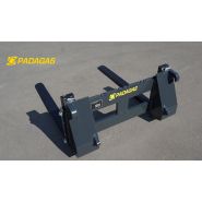 Ps-100 - Fourches à palettes Padagas - 1200 mm - 1600 kg de levage - Pour chargeurs télescopiques et chargeuses sur roues_1