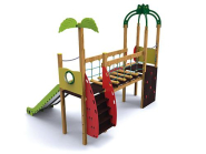 Structure Caraïbes 3 à 12 ans en Bois et Polyéthylène - MF-PM536_1