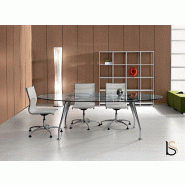 Table en verre Segno- Dellarovere - 200, Verre transparent_1